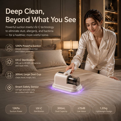 Velmora™ UV Anti-Mite Mattress Vacuum Cleaner