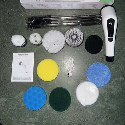 Velmora™ Electric Spin Scrubber Pro – Cordless Deep Cleaning Brush For Bathroom & Kitchen