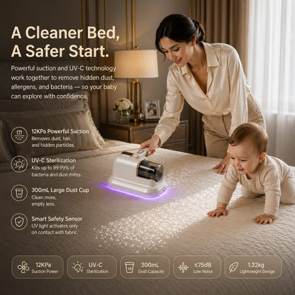 Velmora™ UV Anti-Mite Mattress Vacuum Cleaner