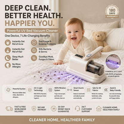 Velmora™ UV Anti-Mite Mattress Vacuum Cleaner